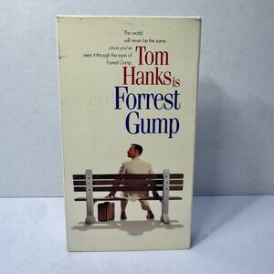 Forrest Gump VHS Tom Hanks 1995 Paramount Pictures Drama Movie Vintage Tape